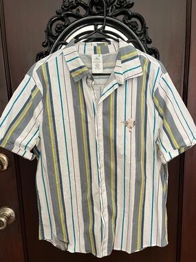 Disney Haunted Mansion button up shirt